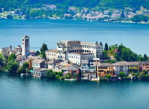 Island of San Giulio Italy