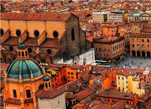 Old town of Bologna