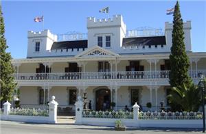 Outside Lord Milner Hotel, Matjiesfontein