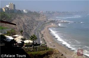 Pacific Ocean and Miraflores, Lima