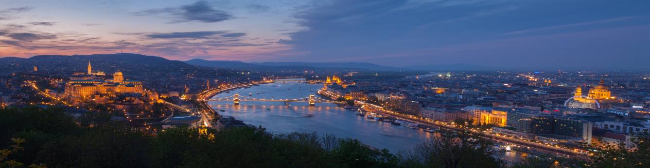 Stroll along the historic Széchenyi Chain Bridge in Budapest
